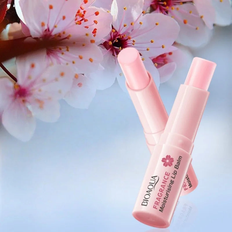 Sakura Moisturizing Lip Balm, Intense Moisturizing and Nourishing, Softens Lips, Prevents Dryness, Day and Night Care, Suitable for Both Men and Women, Lip Care