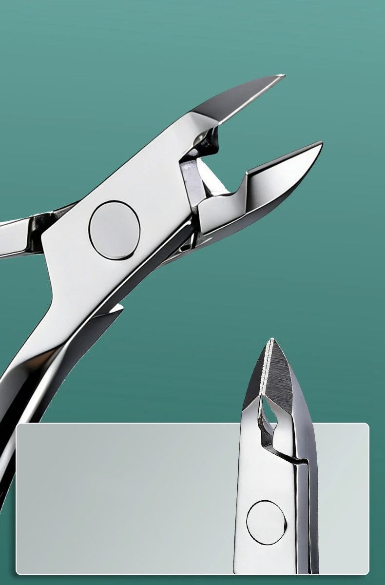 Nail Professional Stainless Steel Nail Cutter Scissor Nippers Muti Function Cuticle Pusher Remover Nail Care Manicure Tools