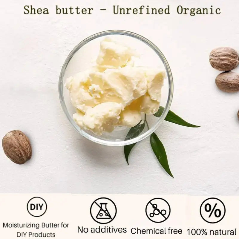 Dimollaure 50g-500g Organic Shea Butter Unrefined Skin Care Esential Oil Handmade Soap Oil Body Oil Diy Base Oil