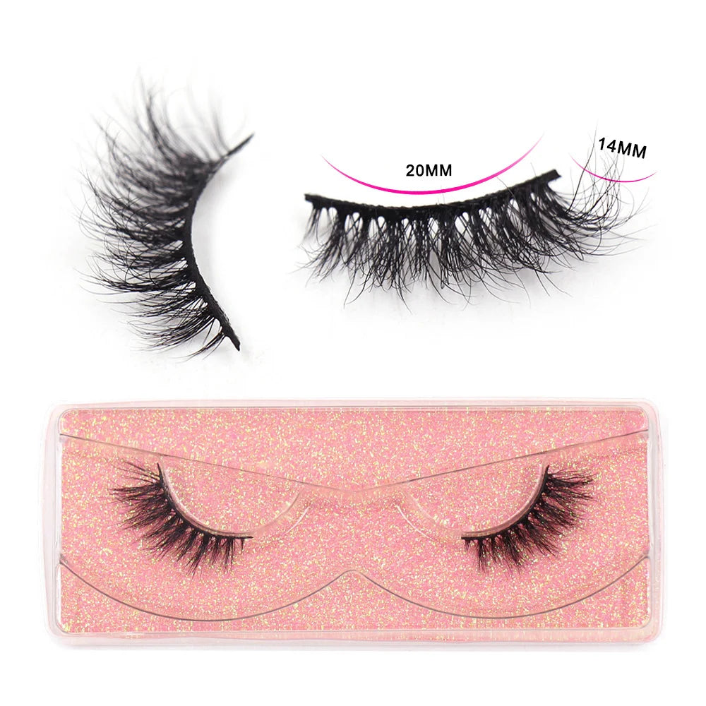 LEHUAMAO Half Eyelashes Natural Half Eye False Eyelashe Soft Wispy 3D Mink Lashes Eyelash Extension For Foxy Eye Sexy Eye Makeup