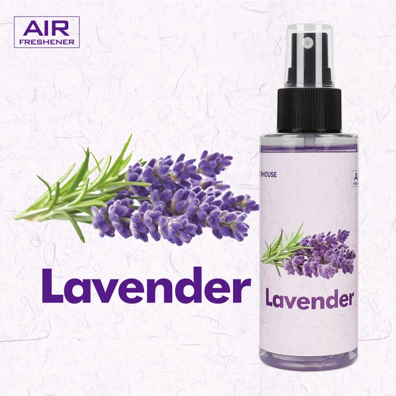 Car Fresheners lavender Flavor Long Lasting 100ml Strong Air Freshener deodorize home For Car spray perfume