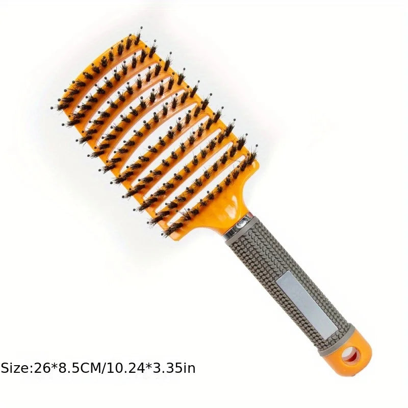 1pc Magic Scalp Massage Hair Brush for Women - Professional Detangling Tool for Wet Curly Hair - Hairdressing Tool