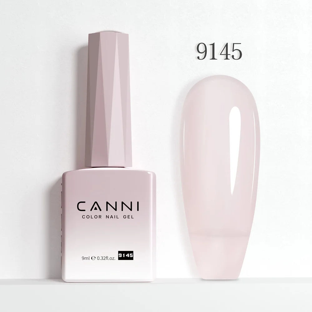 Canni TPO FREE Nail Gel Polish 9ml Jelly Color Transparent Semi Permanent Natural Nude Collection French Nail Gel Lacquer