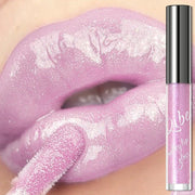Water Light Mirror Glitter Lip Gloss Long Lasting Moisturizing Pearlescent Fine Sparkling Jelly Lip Tint Lips Makeup Cosmetics
