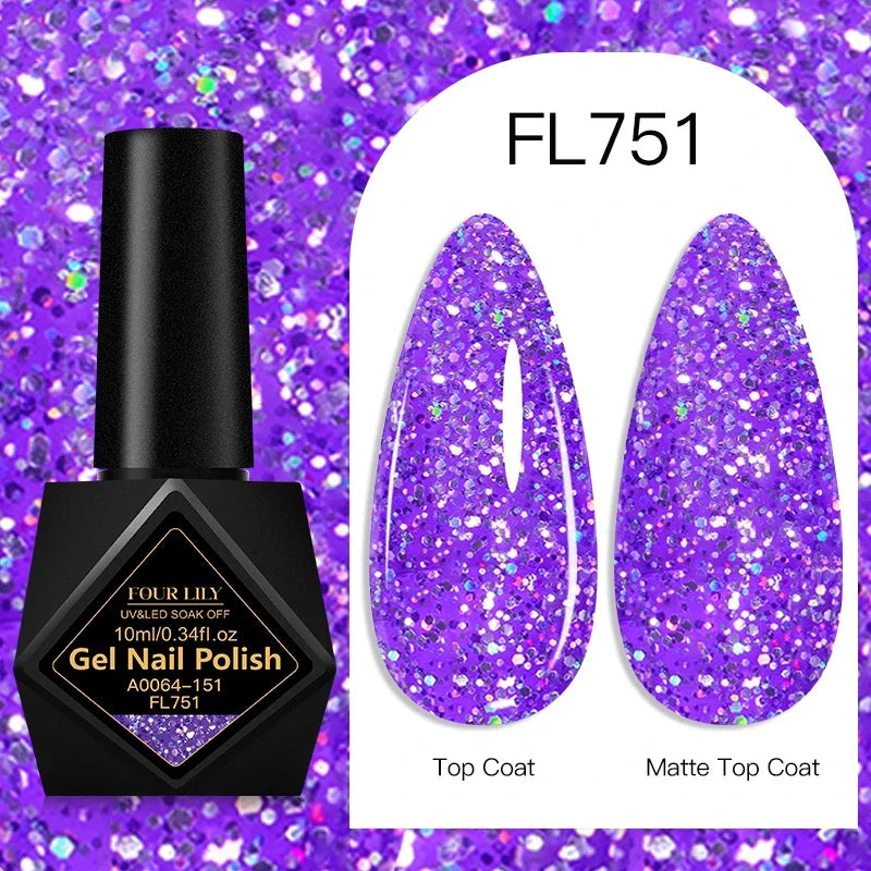 10ml Gel Nail Polish 162 Colors Nail Supplies Vernis Semi Permanent Nail Art Manicure Soak Off LED UV Gel Nail Varnishes Summer