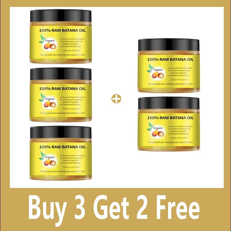 Batana Oil For Scalp And Hair Care, Palm Oil Enriched, Plant Extracts, Scalp And Hair Care Product