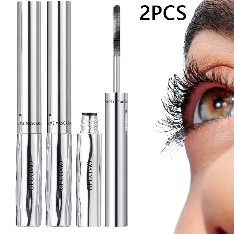 Steel Tube Mascara Long-lasting Curling Mascara Waterproof ＆ Sweat-proof Keep Each Lash Thickening Special Spiral Brush Mascara