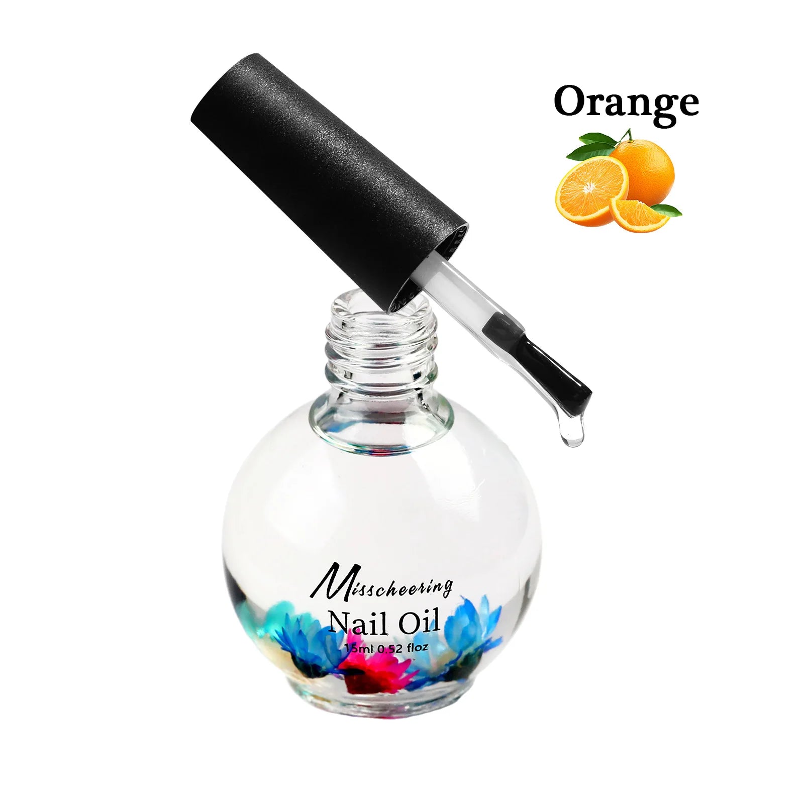 15ml Nail Nourishing Oil Dry Flower Fragrance Nourishing Oil Moisturizing Nail Cuticle Nail Care Repair Damaged Liquid Nail Care