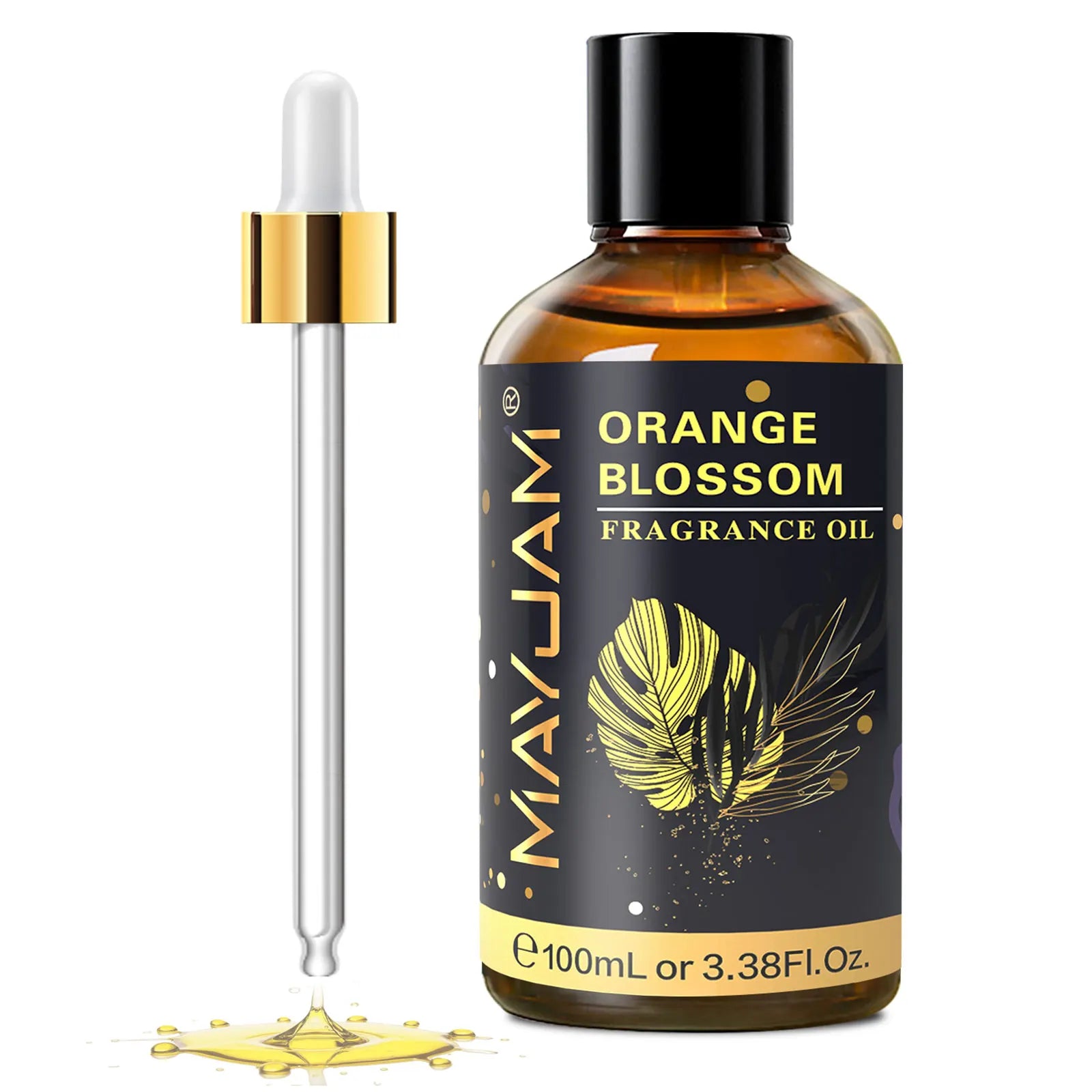 MAYJAM 100ml Fragrance Oils with Dropper For Humidifier Car Diffuser White Musk Bubble Gum Sea Breeze Freesia Baby Powder