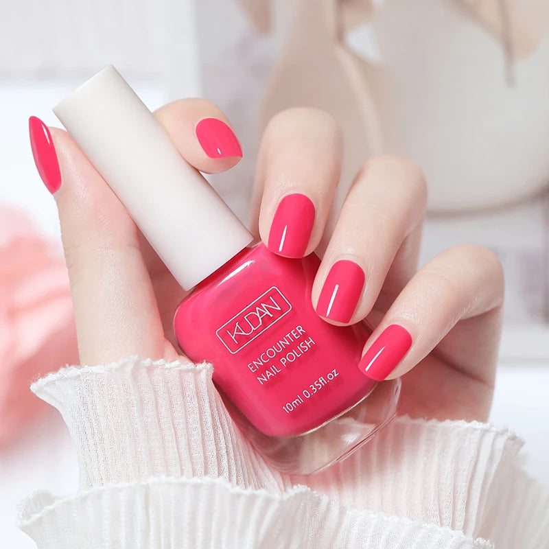 10ml Peel Off Water-Based Nail Polish Fast Drying Long-Lasting Healthy Brightening Effect Long Lasting Nails No Need Lamp Cure