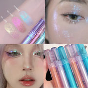 Liquid Eyeshadow Make Up,Lying Silkworm Pearly Shimmer High Light Eyeliner Pen For Music Festival,Waterproof Glitter Eye Makeup