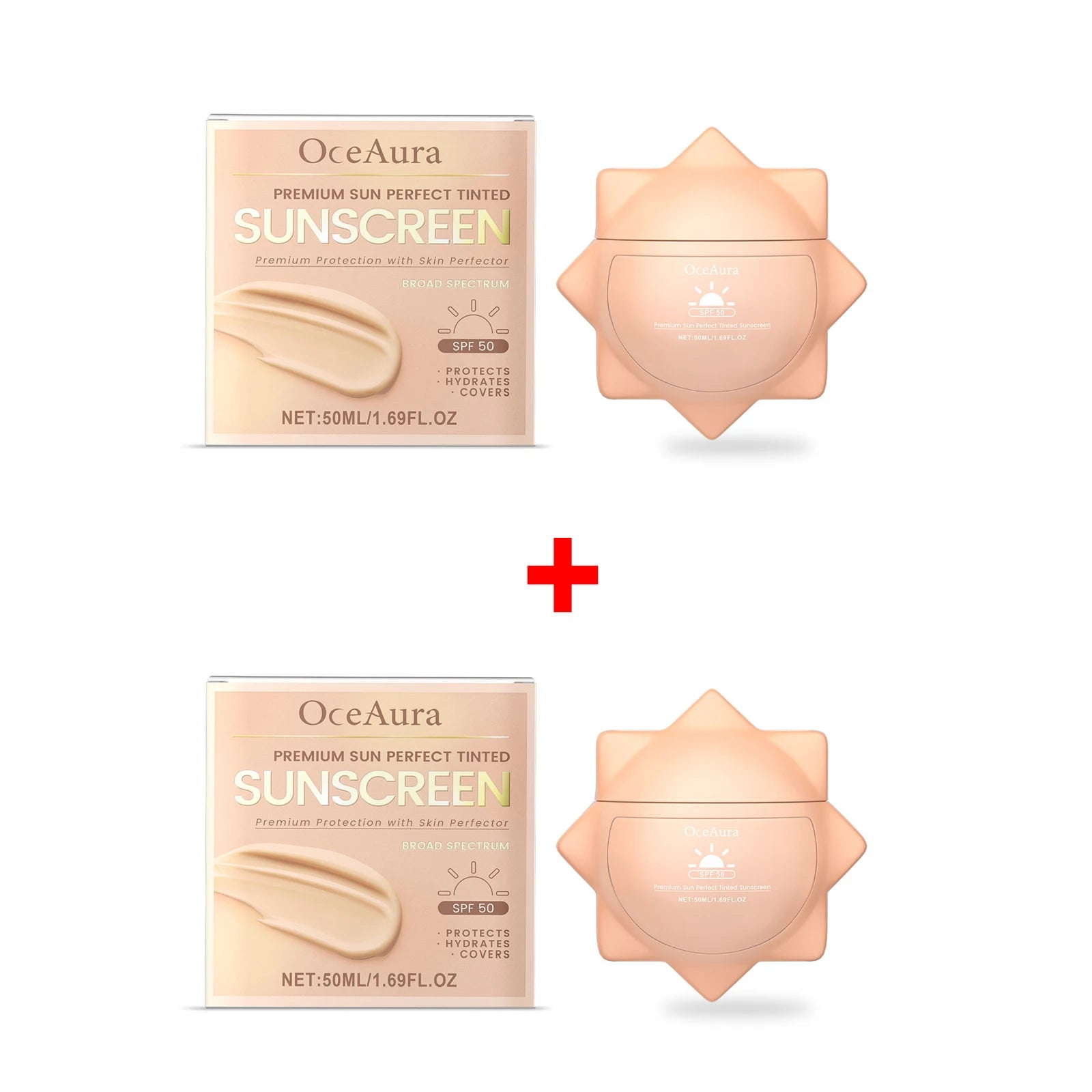 Sunscreen For Face Whole Body SPF 50+ UV Resistant Skin Protection Anti Sunburn Oil Control Moisturizing Sun Isolation Cream