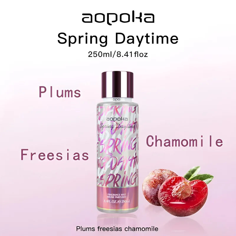 Victoria 250ml Perfume For Women Body Spray Sea Aloe Fressia Lasting Fragrance Mist Girl Perfumes Floral Fruity Secret Perfume