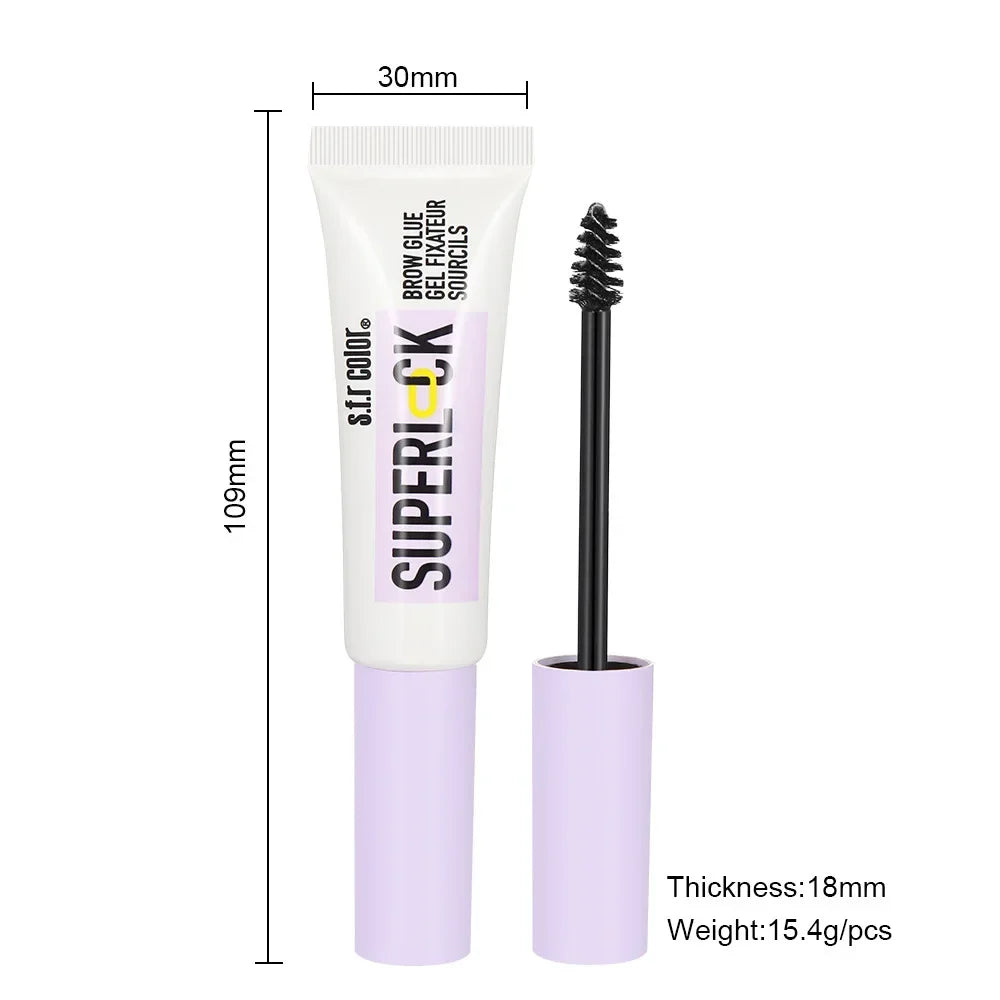 Waterproof Transparent Wild Eyebrow Styling Gel Molding Wax Soap Natural Colorless Brow Shape Fixing Liquid Brows Setting Makeup