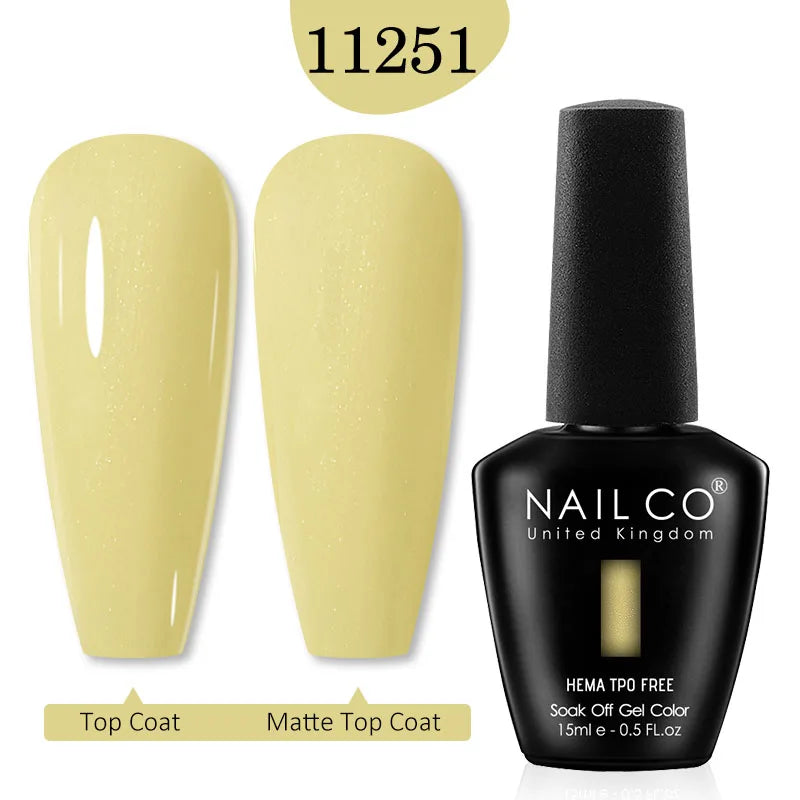 NailCO Pink Colors HEMA FREE Gel Nail Polish Nail Art Vernis Semi Permanent UV Lamp Gel Manicure for Nails Supplies Gel Polish