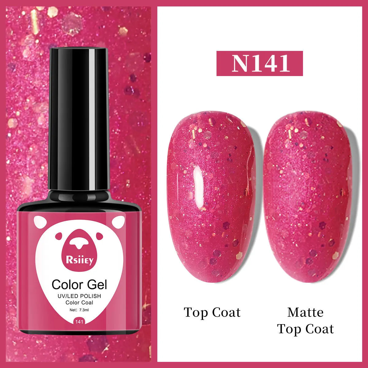 41 Colors Nail Gel Polish Black White Pink Solid Vernis Semi Permanent Nail Art Hybrid Varnishes 7ml Soak Off LED UV Gel Polish