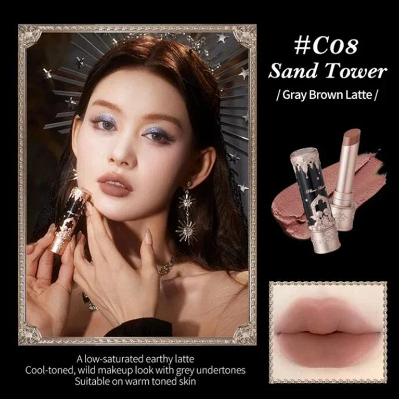 Flower Knows Make Up Kit Cosmetics Full Set Strawberry Rococo  Palette Little Angel Highlighter Matte Lipstick 4Pcs Kit