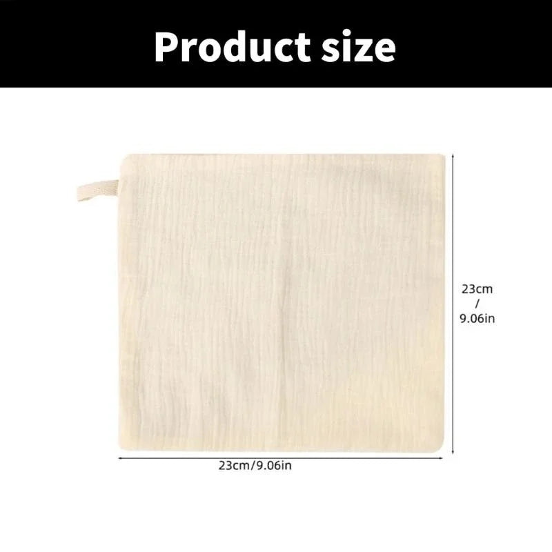 J15U 4Pcs Baby Wipes Cloths Handkerchief Square Drool Bibs Washcloths Nursing Towel