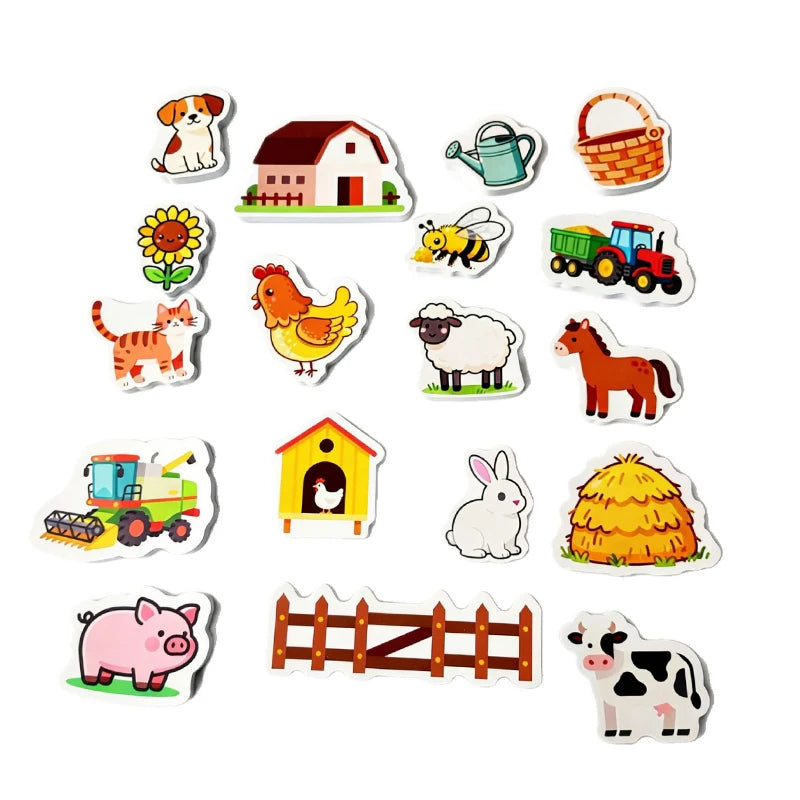 Baby Toy Animal Bath Toys for Kids Soft EVA Paste Bathroom Toys Animal Cognitive Floating Water Toys for Boys Girls 2 to 4 Years