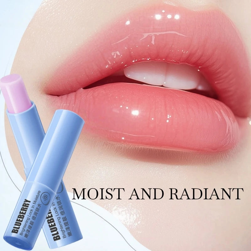 Dreamland Blueberry Lip Care Set 10Ml+2.7G, Contains Vitamin E, Natural Blueberry Extract, Hypoallergenic Alcohol-Free Formula, Includes Lip Balm and Lip Mask, Provides You with a Good Lip Care Experience, Seasonal Maintenanc