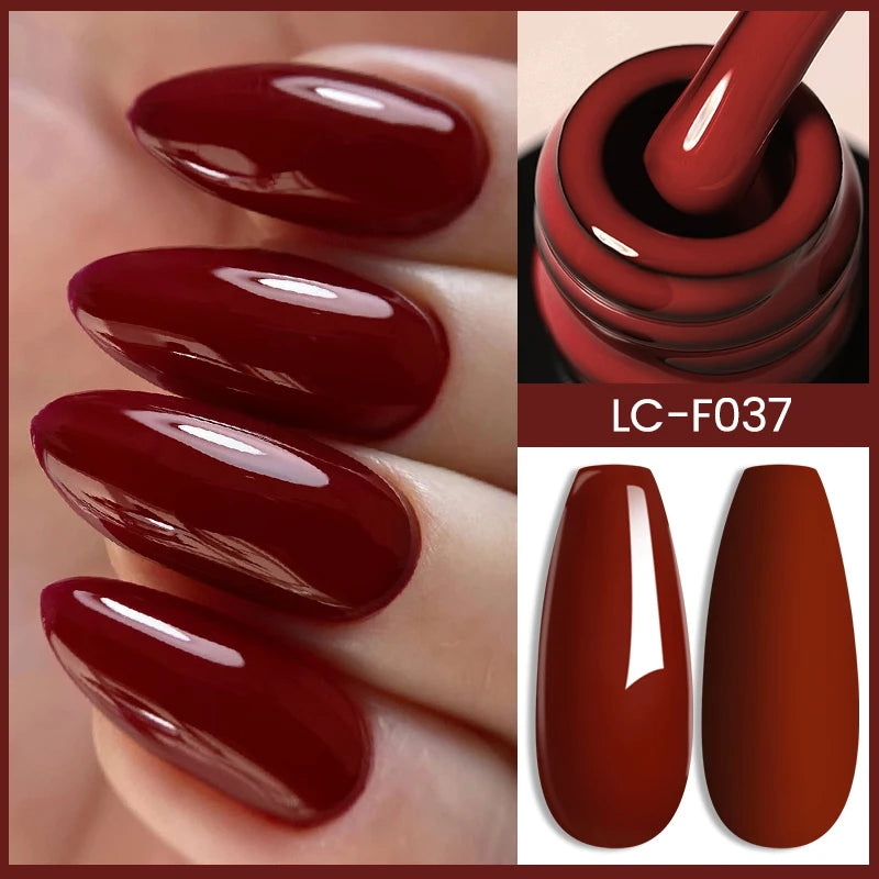 LILYCUTE 7ML Auroras Glitter Thermal Gel Nail Polish Temperature Color Changing Semi Permanent Soak Off Nail Art UV Gel Varnish