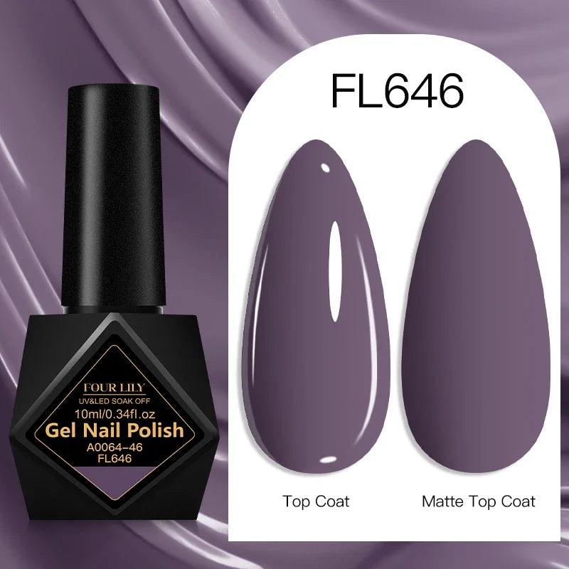 10ml Gel Nail Polish 162 Colors Nail Supplies Vernis Semi Permanent Nail Art Manicure Soak Off LED UV Gel Nail Varnishes Summer