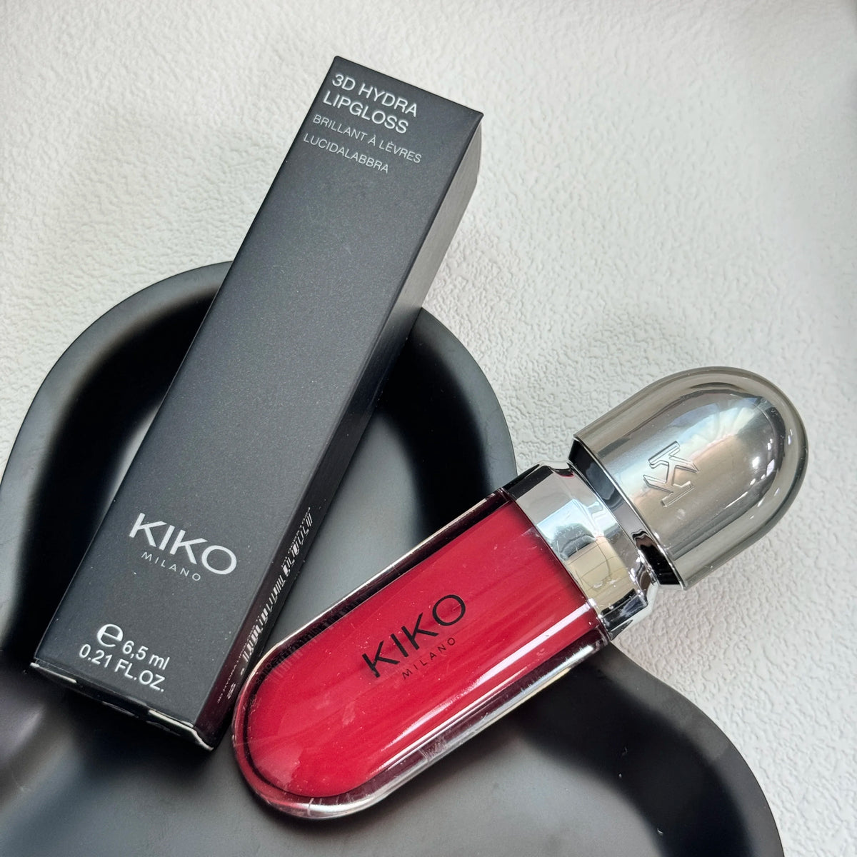Kiko Double Headed Lipstick Transparent Mirror Non Fading Non Stick Cup Lip Gloss Milk Tea Bean Paste Naked Nature Lip Makeup