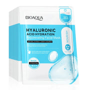 10pcs BIOAQUA Hyaluronic Acid Face Mask skincare Moisturizing Anti Acne Anti-wrinkle Facial Masks Face Sheet Mask Skin Care