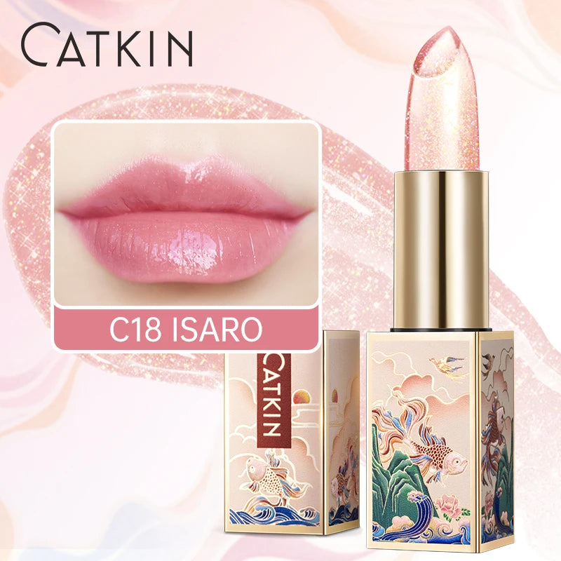 CATKIN Lipstick Colored Lip Balm Moisturizing Long Lasting Anti-Cracking  Repair Nourishing Hydrating  Lips Skin Care