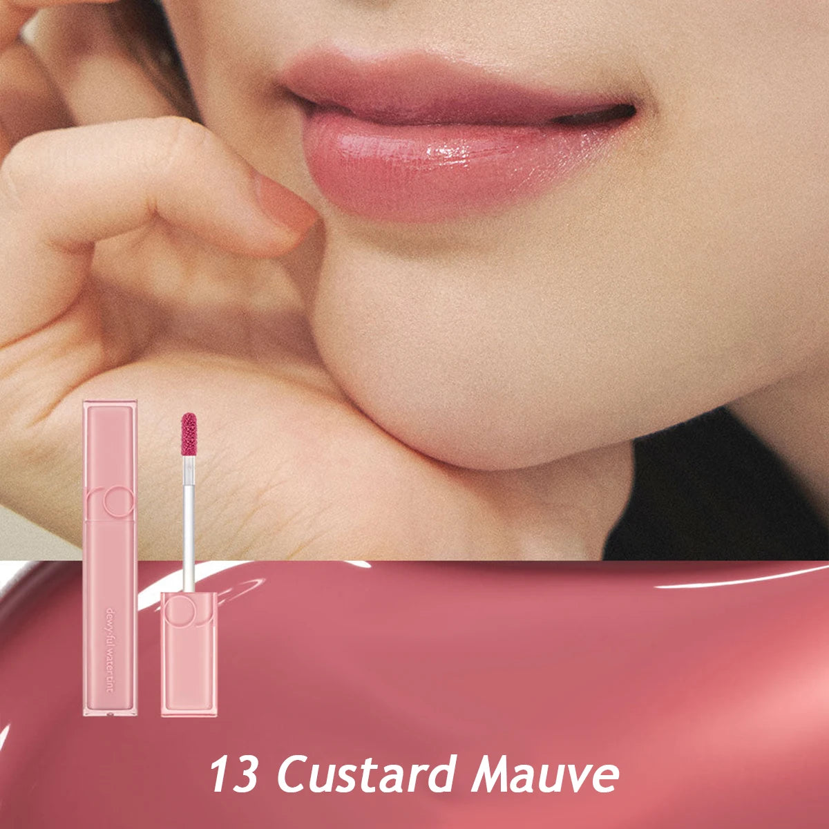 rom&nd DEWYFUL WATER TINT,Lightweight Hydrating,Sheer Glossy,Lip Gloss,Luxury Makeup,Korean Cosmetic,K-Beauty,Korean Makeup