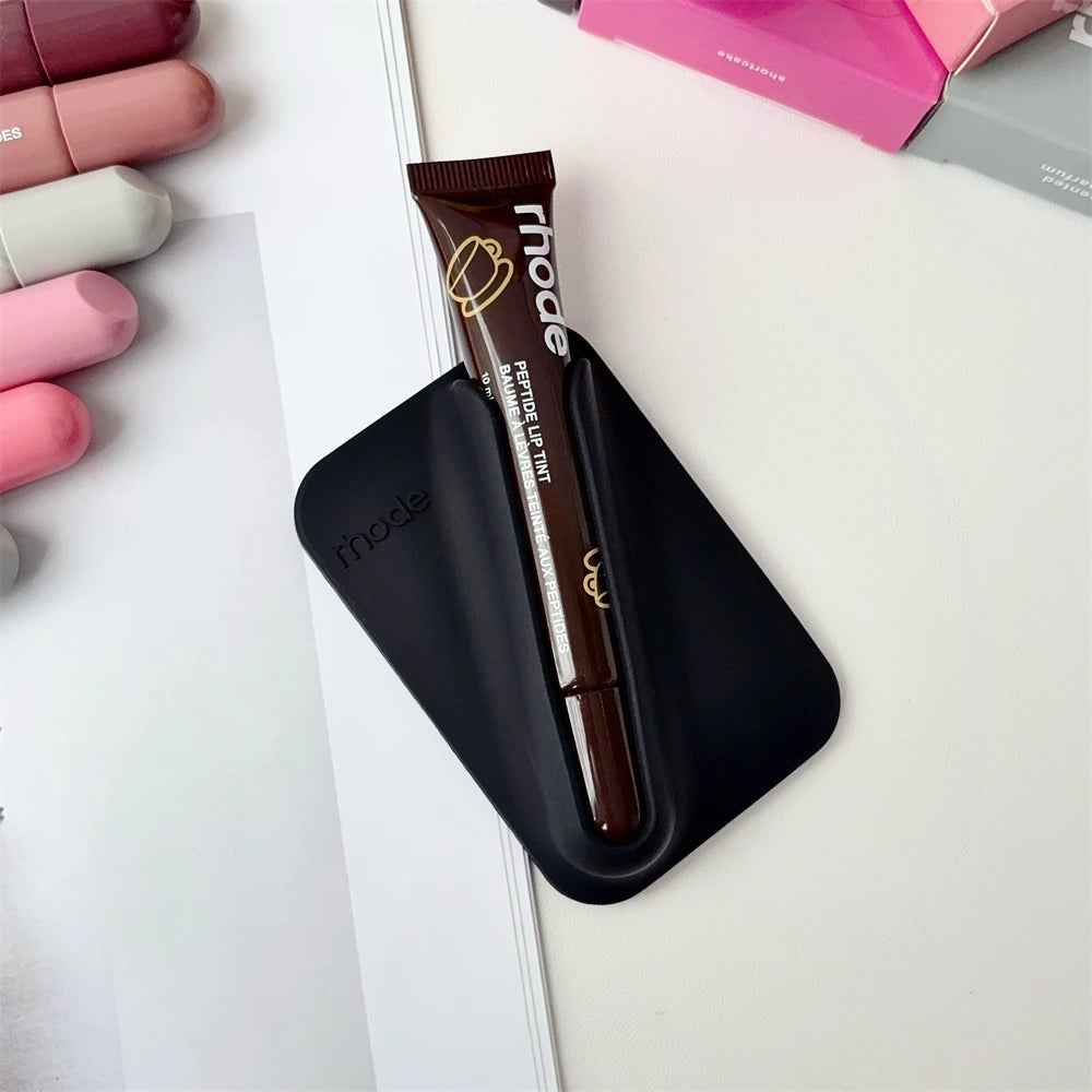 Rhode New Style Lip Gloss Ribbon Color Magnetic Snap-on Lipstick Stand Holder Makeup Limited Edition Long Lasting Lip Glosses