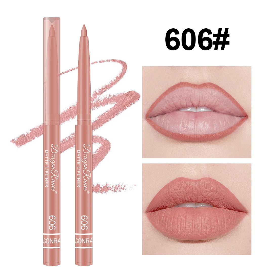 Lip Liner to Outline the Lip Shape, Beginner-Friendly, Natural and Delicate, Waterproof, Matte, Nude Color Lip Liner