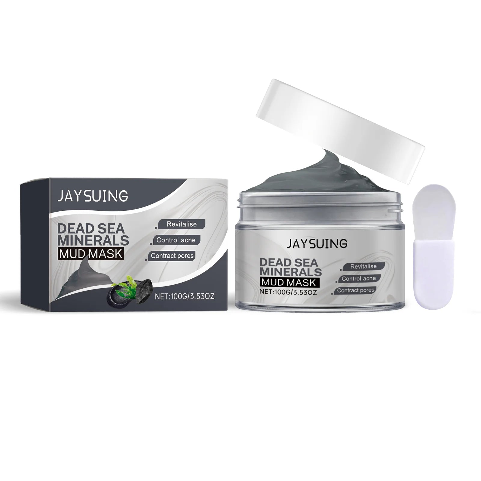 Deep Cleansing Face Mask Dead Sea Mud Brightening Facial Hydrating Oil Control Soothing Skin Repair Acne Blackhead Remover Mask