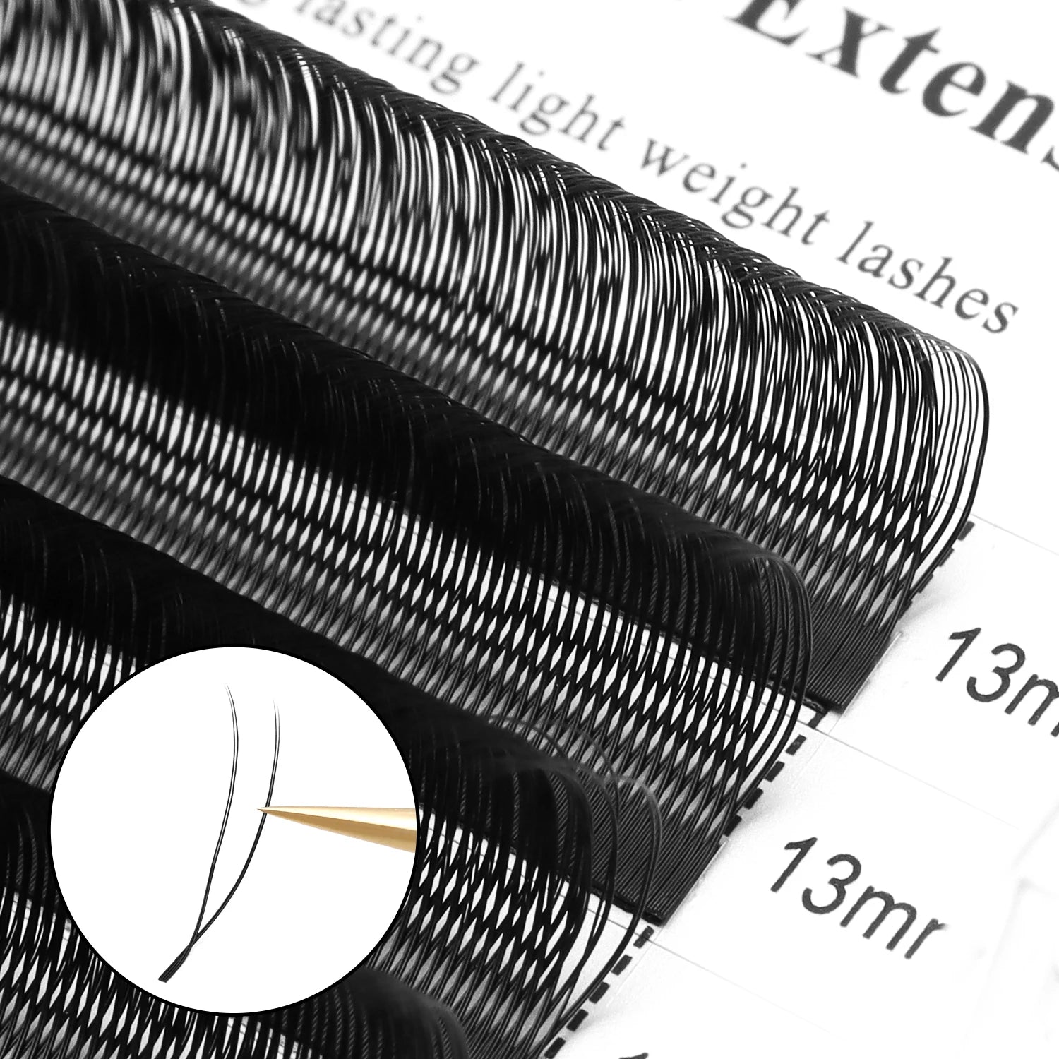 XIUSUZAKI  U-Shaped YY 3D 4D 5D Eyelash Extensions New Style U 2D YY Lashes Extension Mink Premade Volume Fans False Eyelashes