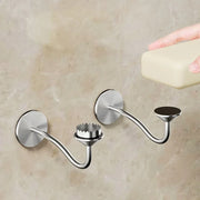 Stainless Steel Magnetic Soap Rack Multi-Functional Wall-Mounted Self-Drainage Bath Soap Dishes Kitchen Shower Room BXFZH03