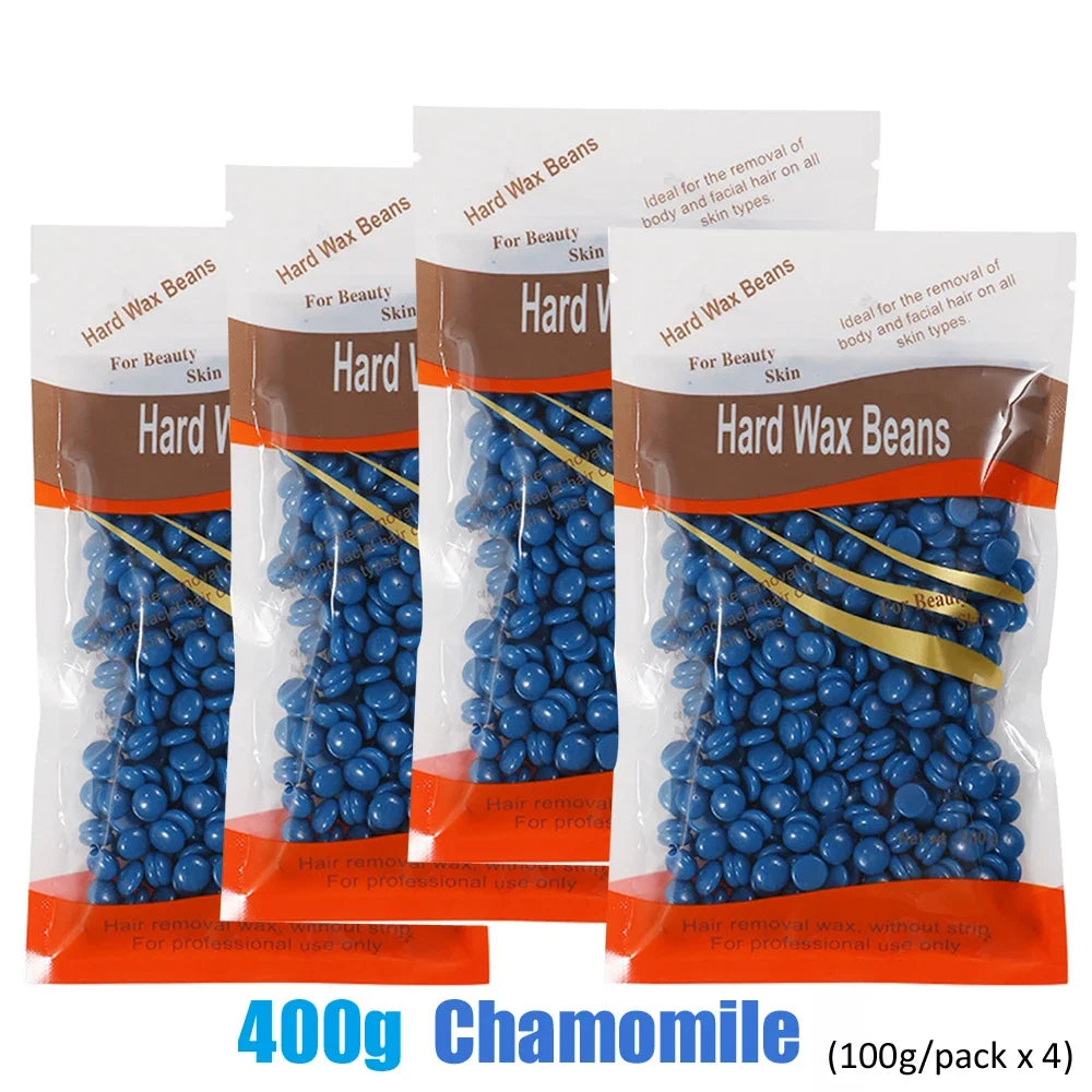 50g/200g/500g Hard Wax Beans for Hair Removal Body European Brazilian Pearl for Wax Warmer Waxing Beans for Wax Heater Machine