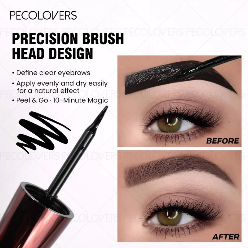 1PC Multi-color Tear-off Eyebrow Gel, Fills The Gaps in The Eyebrows, Long-lasting, Multi-color Options, Eyebrow Cosmetics