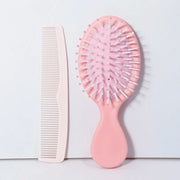 2pcs Mini Hair Brush, Cute Air Cushion Comb Massage Comb, Scalp Massage Brush, Travel Size, Special for Real Hair Wigs