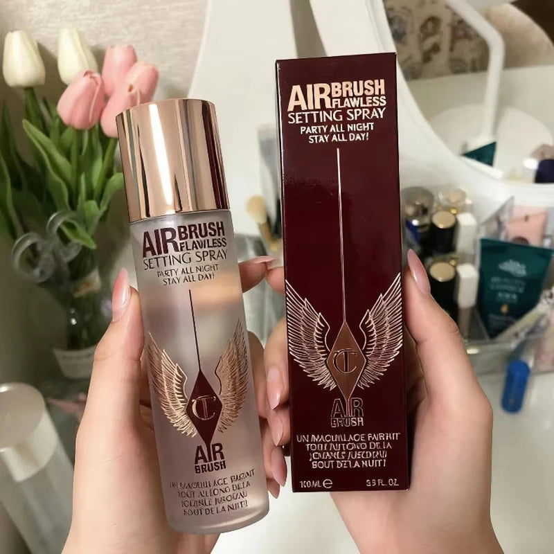 Charlotte Tilbury Liquid Foundation Liquid Setting Spray Silky Long-lasting Concealer Moisturizing Contour Enhancing Face Makeup