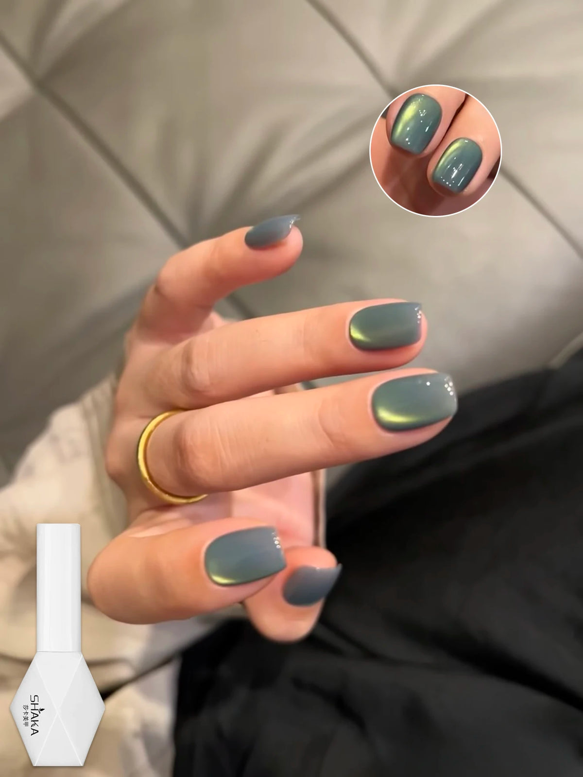 WS 1-24Pcs Internet Celebrity Bestseller Lanxinghe Series Cat Eye Glue Giant Display White Glass Beads Cat Eye Gel Nail Art