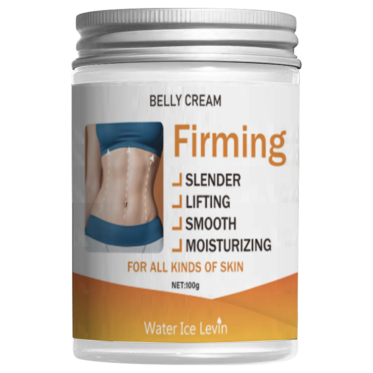 Unisex Firming Abdominal Cream, Unscented Moisturizing Cream, Hyaluronic Acid, Shea Butter, Suitable for All Skin Types, Firming and Lifting Body Lotion, Suitable for Buttocks, Thighs, and Arms