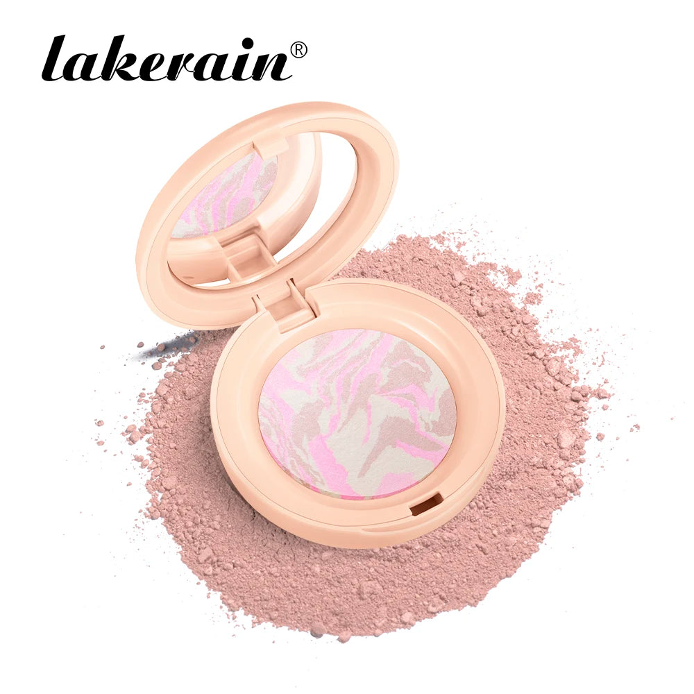 Matte Baked Color Correcting Foundation Bronzer Pressed Powder Compact Long Lasting Oil Control Loose Setting Powder Foundation