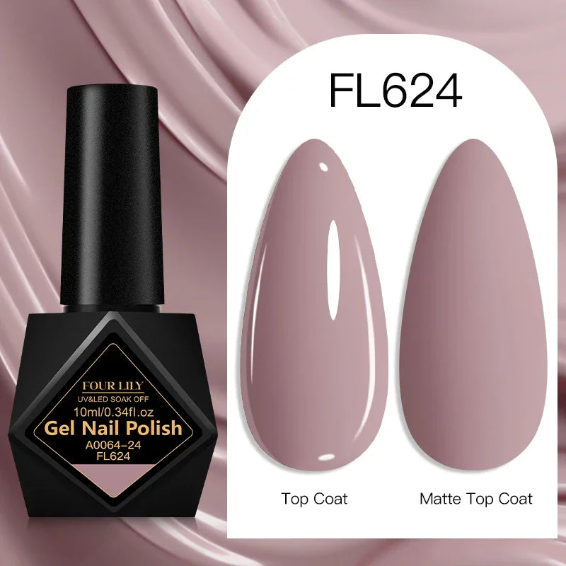10ml Gel Nail Polish 162 Colors Nail Supplies Vernis Semi Permanent Nail Art Manicure Soak Off LED UV Gel Nail Varnishes Summer