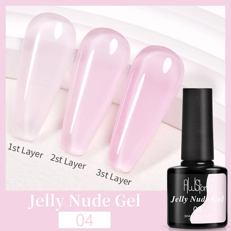 AWStorG15ml 2 IN 1 Crystal Top Coat Transparent Soak Off UV LED Nails Art Manicure Gel Nail Polish Varnishes Primer Function Gel