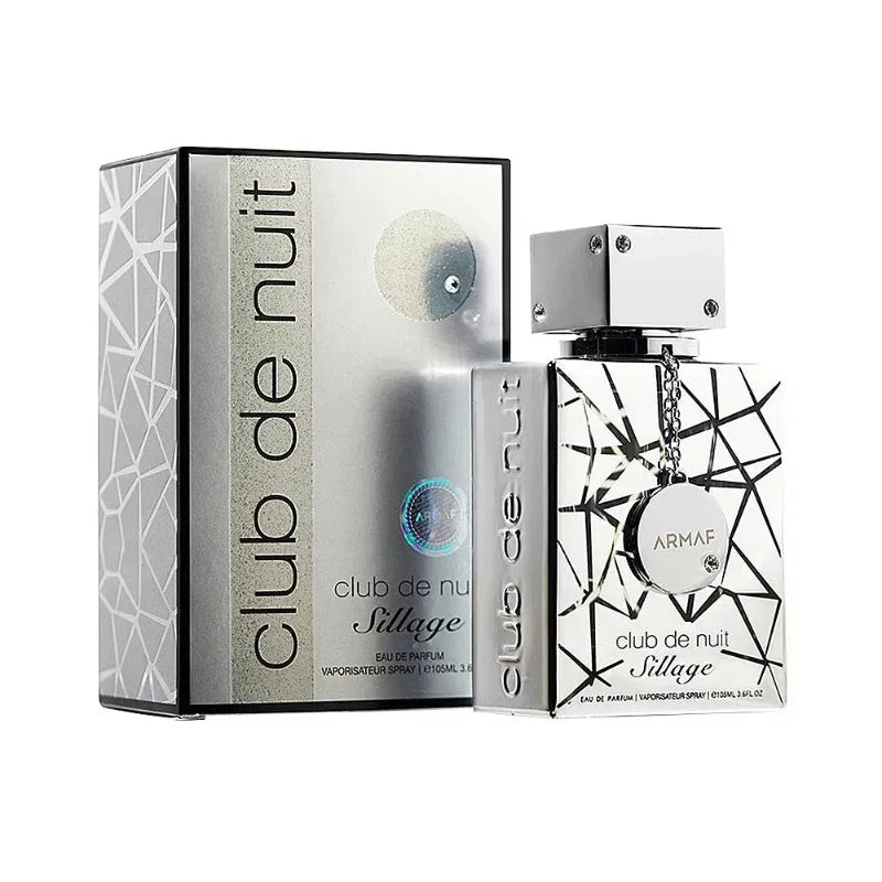 Club De Nuit Intense Man 3.6oz Eau De Parfum Long Lasting Woody Spicy Fresh Unisex Cologne for Men and Women