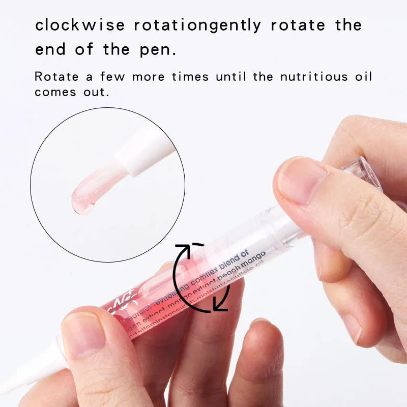 1pcs Cuticle Oil Pen Nail Nutrition Oil Pen Nail Treatment Cuticle Revitalizer Oil Prevent Agnail Nail Polish Nourish Skin Care