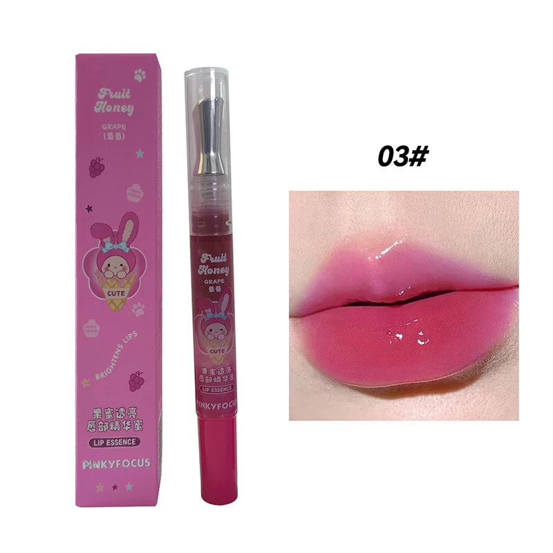 PinkyFocus Lip Essence Honey Moisturizing Anti-drying and Hiding Lip Lines Dudu Lip Lip Oil