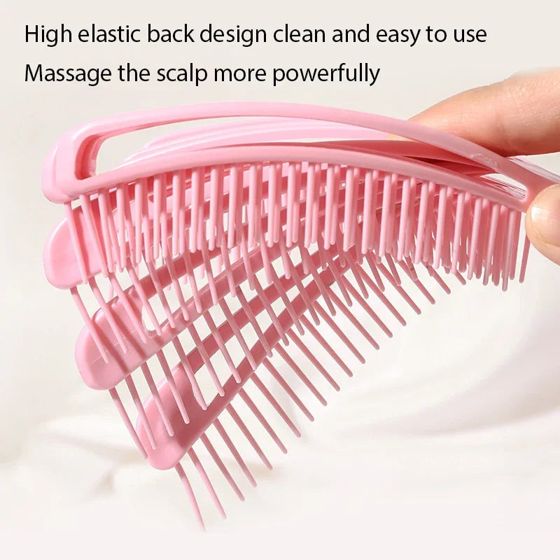 1pcs Detangling Hair Brush Octopus Hairbrush Scalp Massage Curly Hair Brush Hair Comb Detangling Wavy Thick Hair Styling Tools