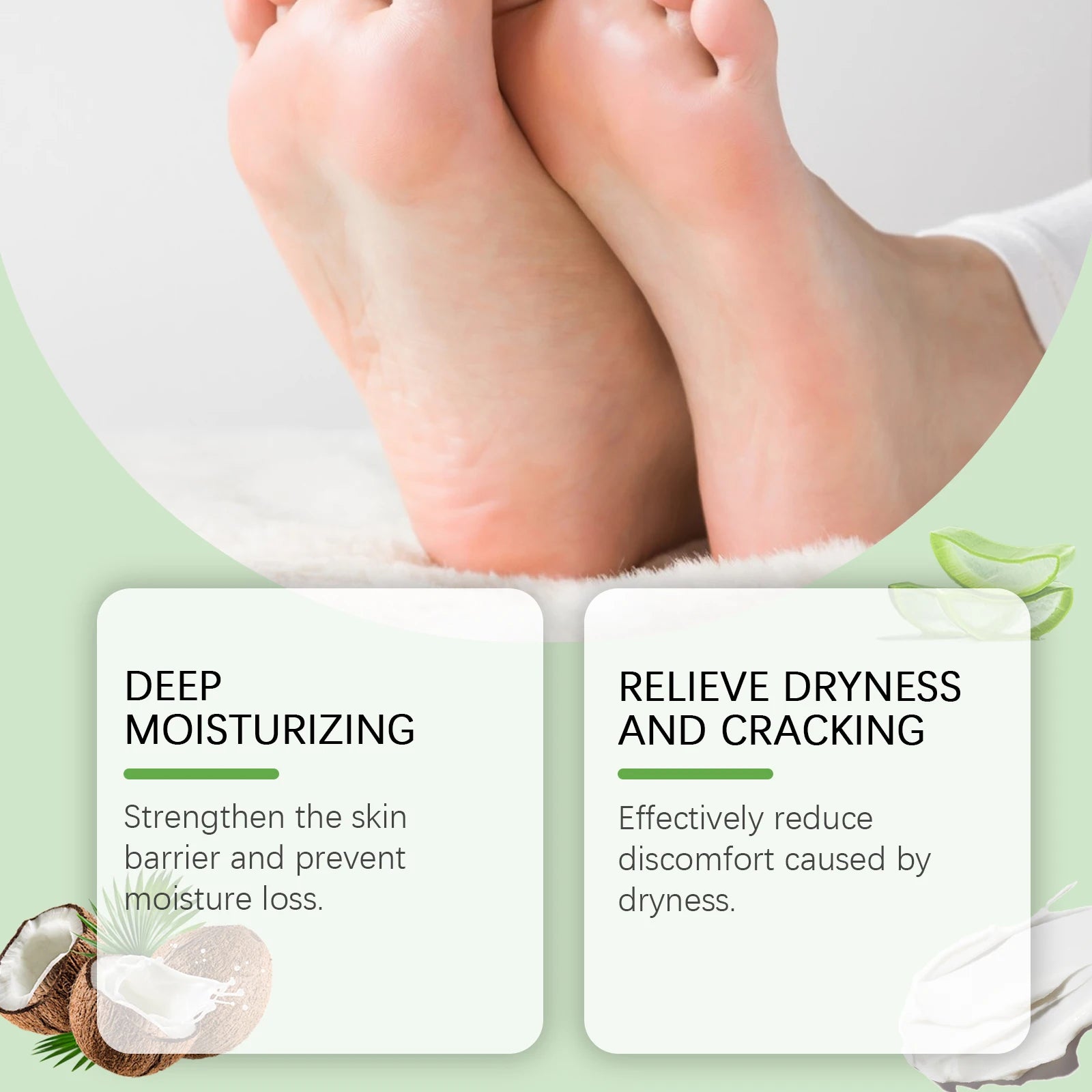 40% Urea Foot Care Cream Overnight Moisturizing Removes Dead Skin Nourishing Dry Rough Repair Cracked Heels & Calluses Moisture