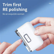 Automatic Electric Nail Clipper USB Rechargeable Mini Portable Manicure Tool for Adult and Baby Safe Trimming Polish Home Use